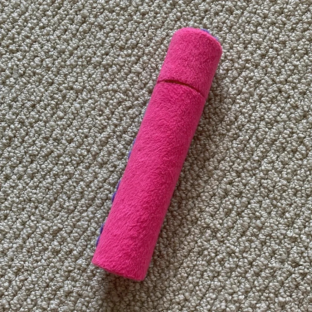 Hot Pink Colored Pencils Soft Case Flowers Clueless Movie Y2K with Pencils RARE